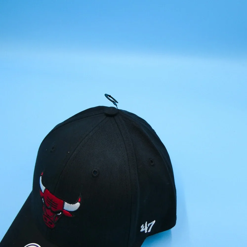 '47 Chicago Bulls‎ Hat Youth MVP Adjustable Black NBA Basketball Cap New